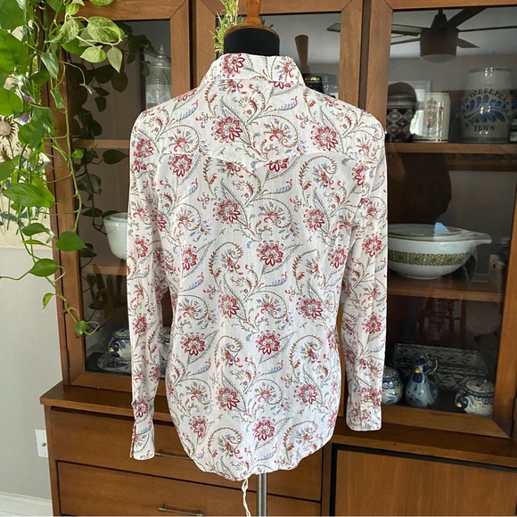 Pendleton Paisley Floral Pearl Snap Button Down Shirt - Picture 3 of 6